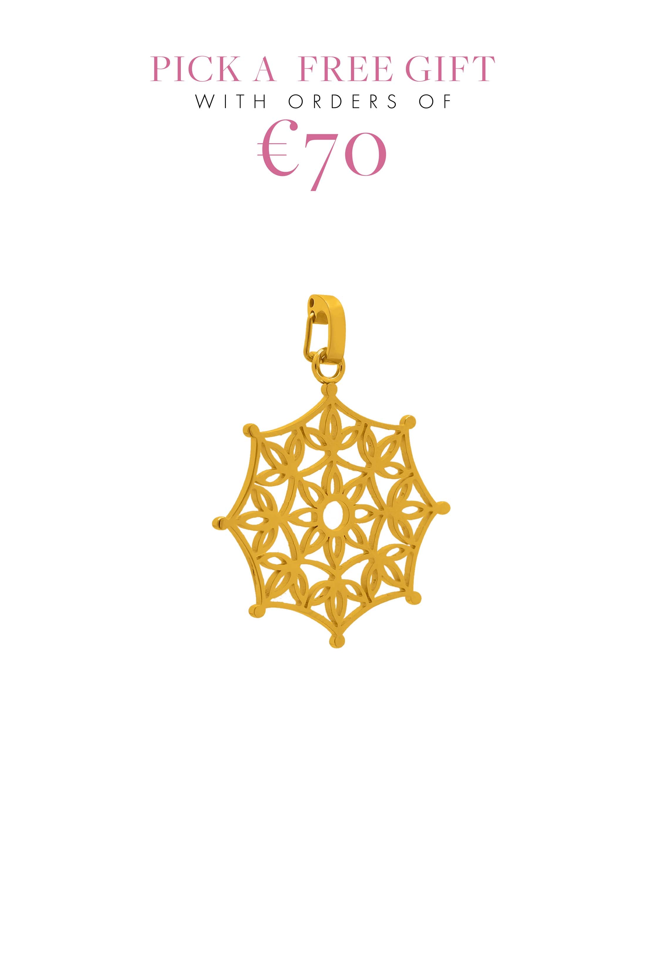 Sannat Lace Hollow Pendant