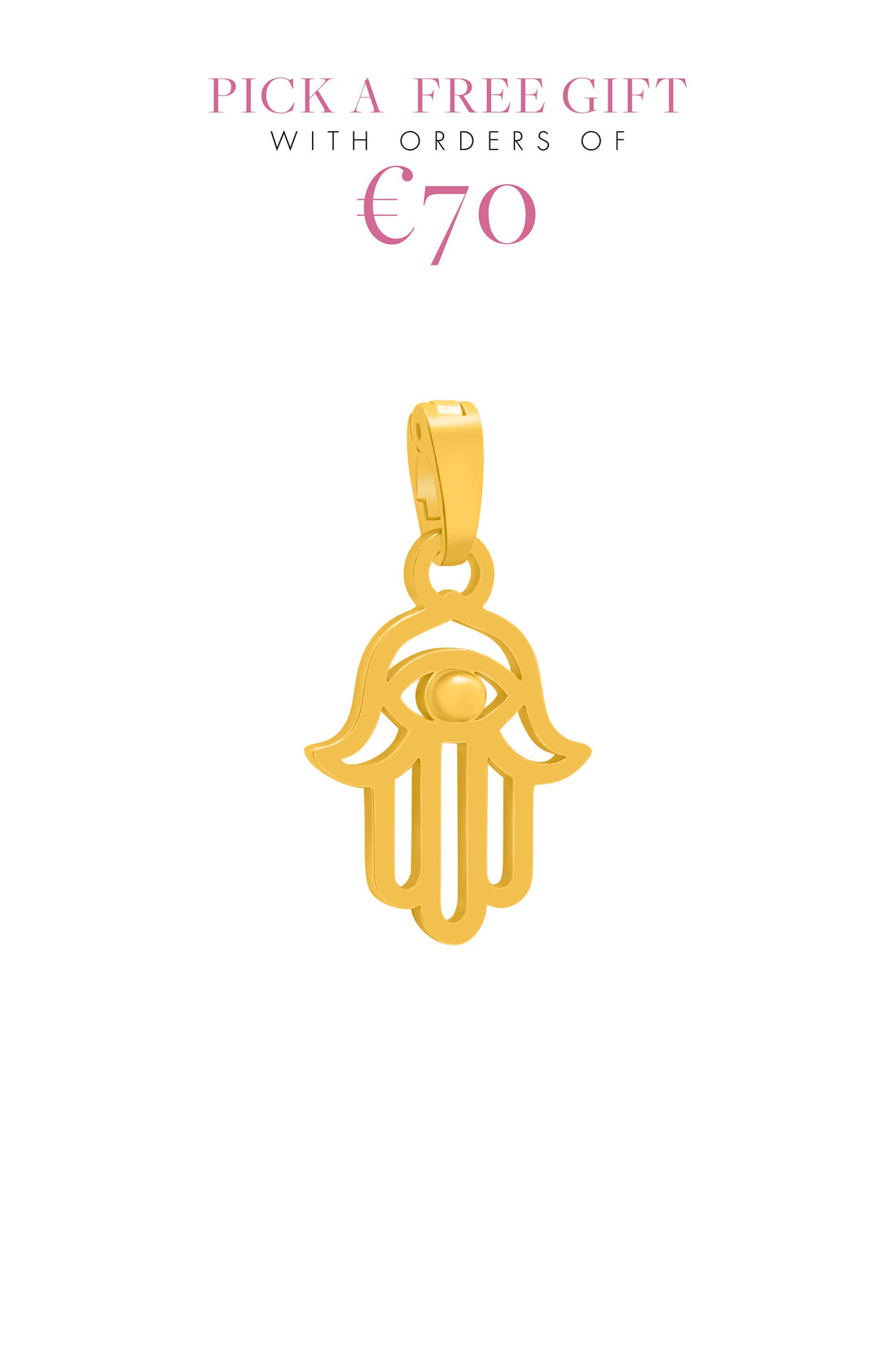 Hamsa Eye Charm Pendant