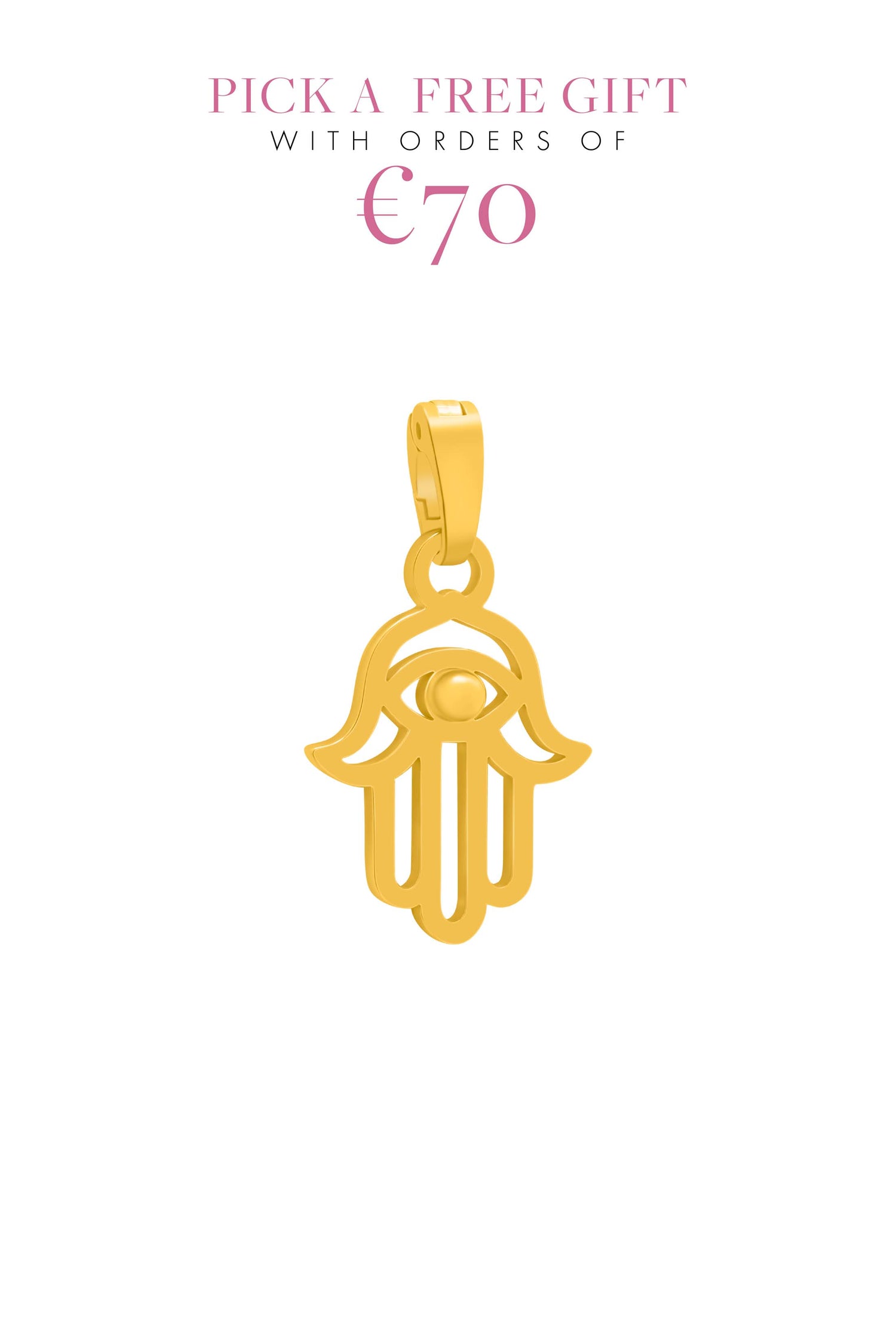 Hamsa Eye Charm Pendant