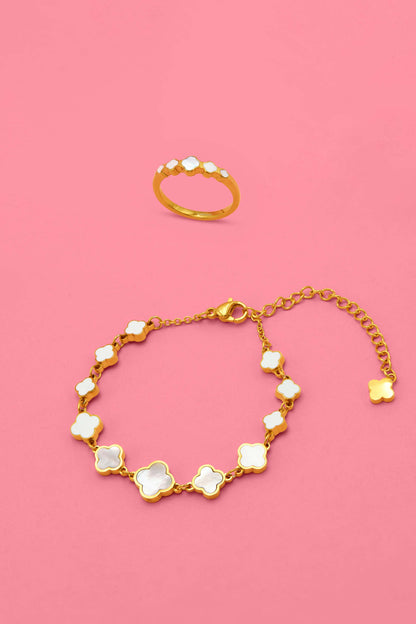 Sofia Perla Ring &amp; Bracelet Gift Set