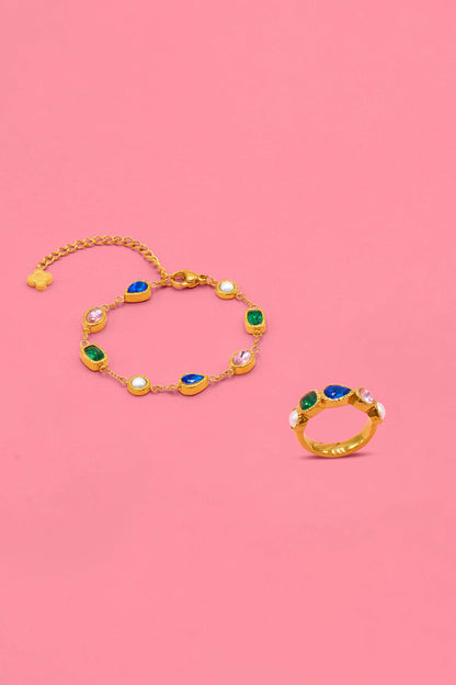 Fortress Ring &amp; Citadel Whisper Bracelet Gift Set