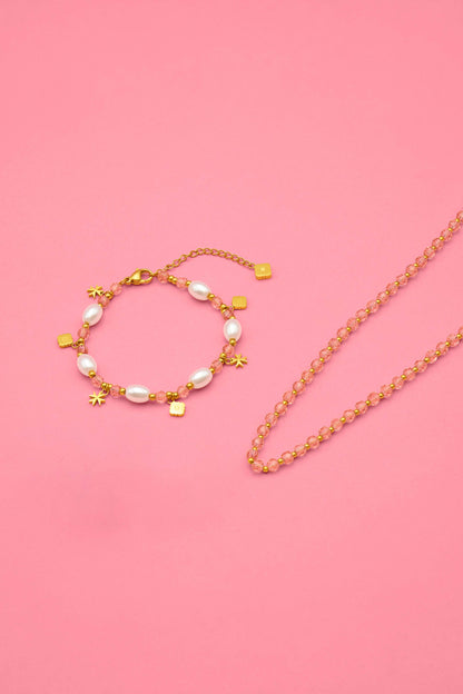 Rosalie Perla Necklace &amp; Bracelet Gift Set