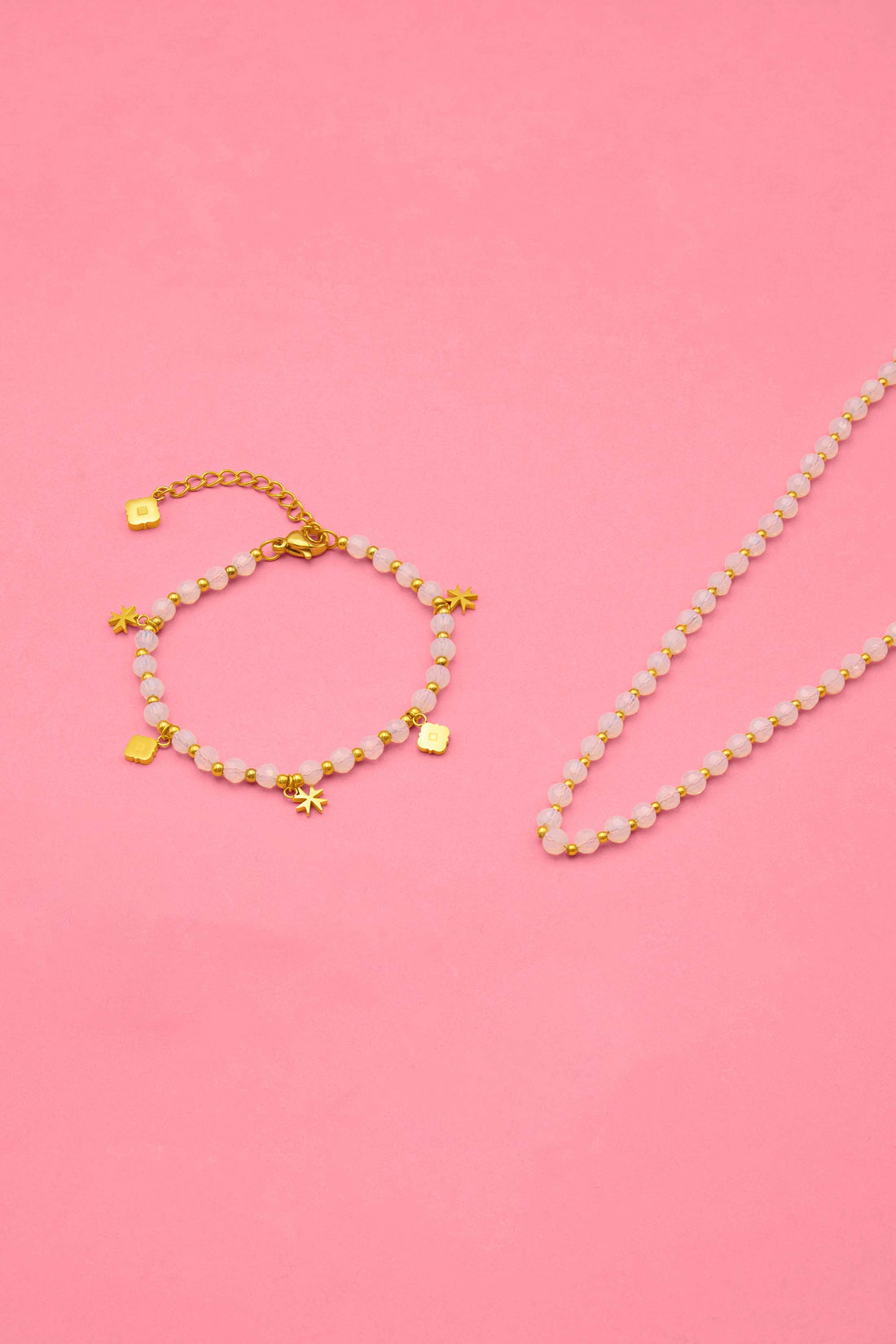 Ivory Grace Beaded Necklace &amp; Bracelet Gift Set