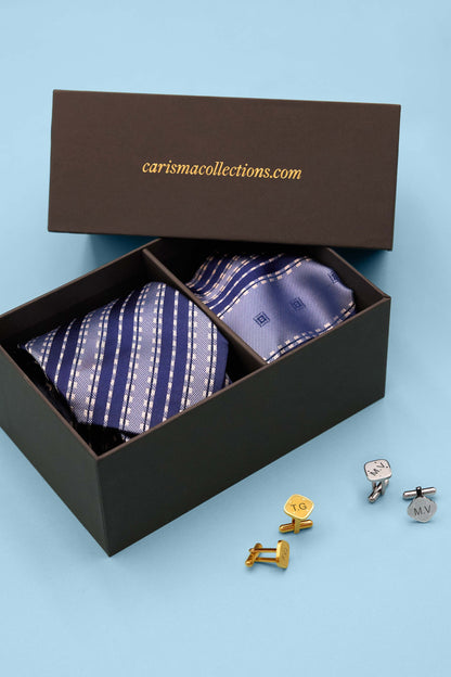 Coastline Tie &amp; Pocket Square &amp; Oliver&