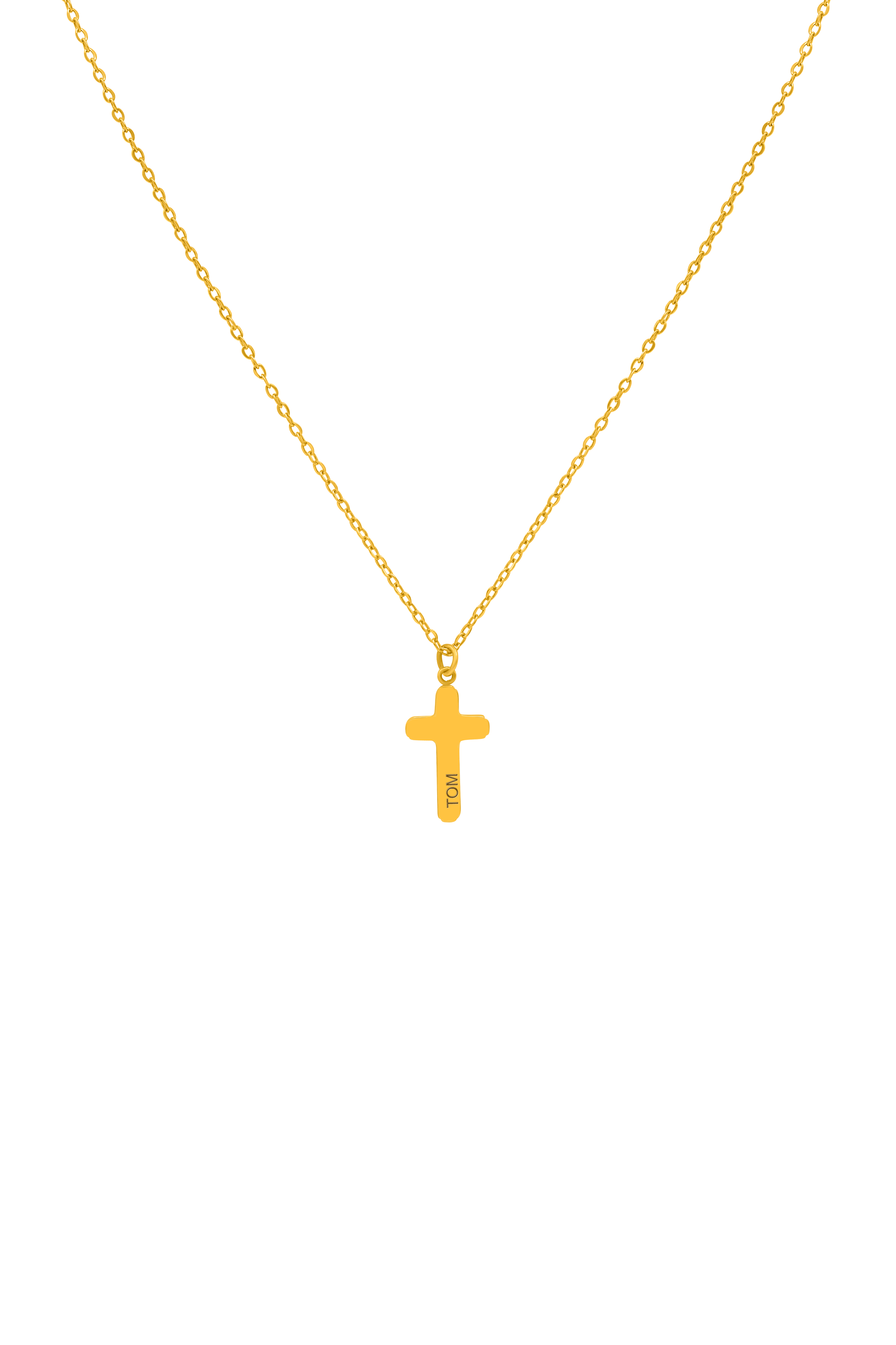 Cross Gold Necklace &amp; Bracelet Gift Set