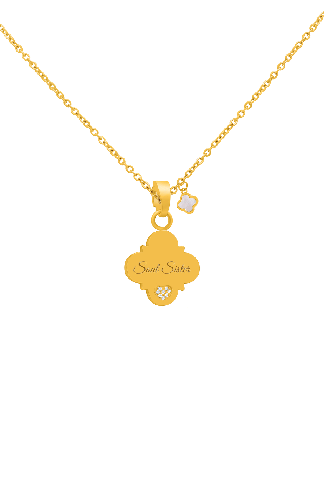 Carisma Heart Engravable Emblem Necklace