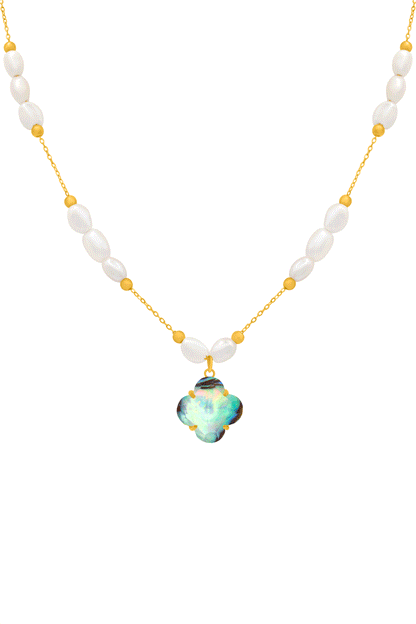 Stone Station Pearl Muse Necklace