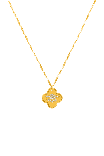 Graduation Zirconia Engravable Necklace