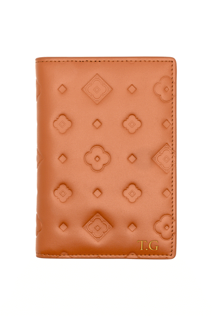 Tan Passport Cover &amp; Luggage Tag