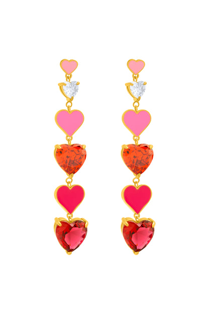 Qlub Drop Stud Earring Set