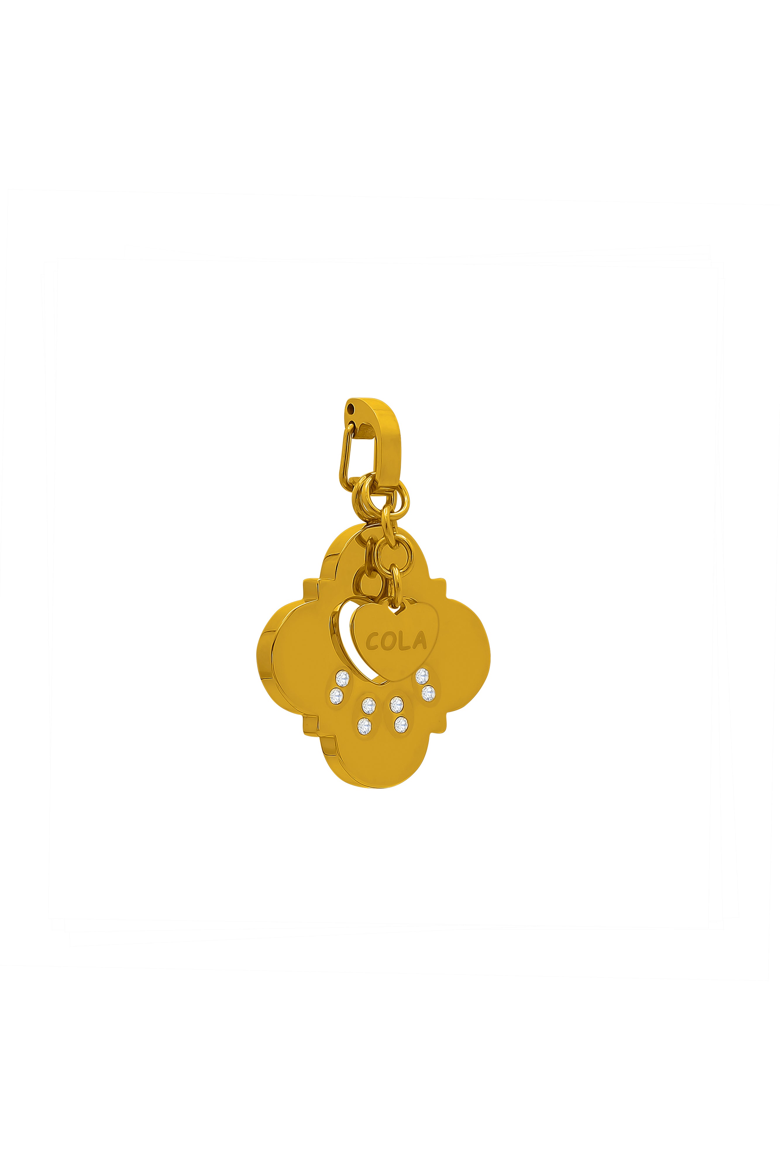 Engravable Heart Pet Carisma Pendant