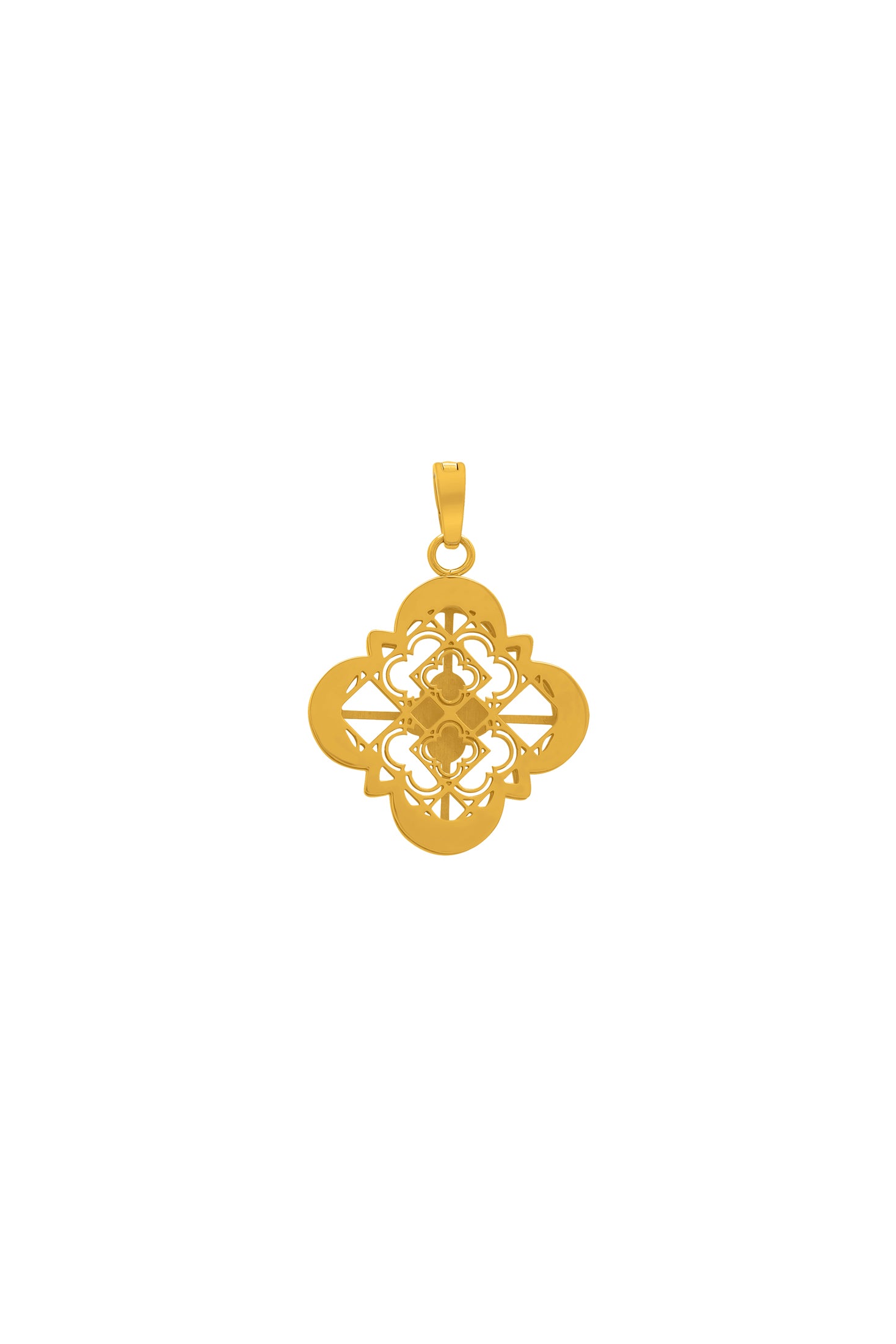 Stone Station Locket Pendant