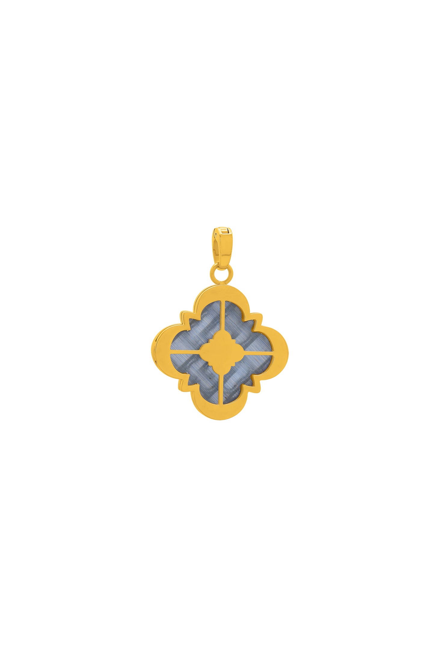 Stone Station Locket Pendant