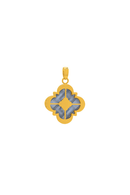 Stone Station Locket Pendant