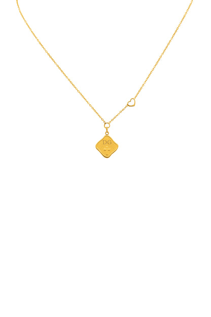 Engravable Cross Gold Necklace