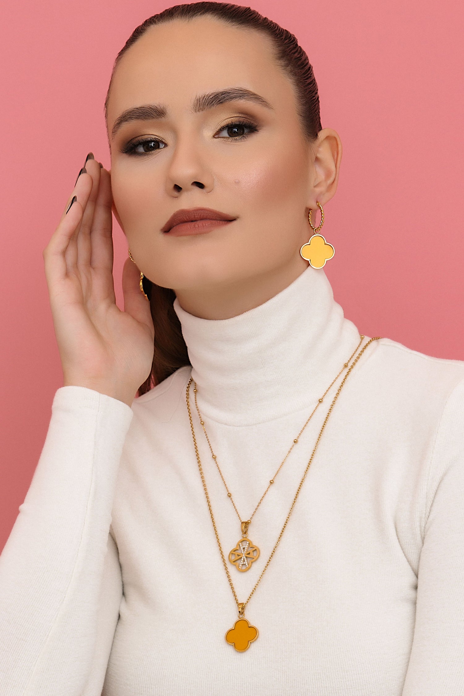 Riflessi Letter Pendant &amp; Birthstone Chain Gift Set