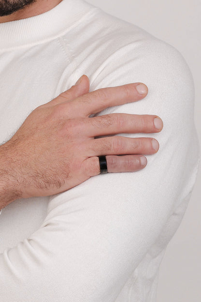 Matte Black Ring
