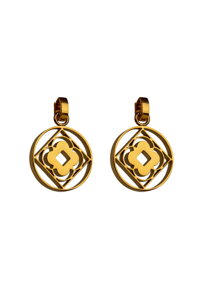 Carisma Logo Pendant Earring Set