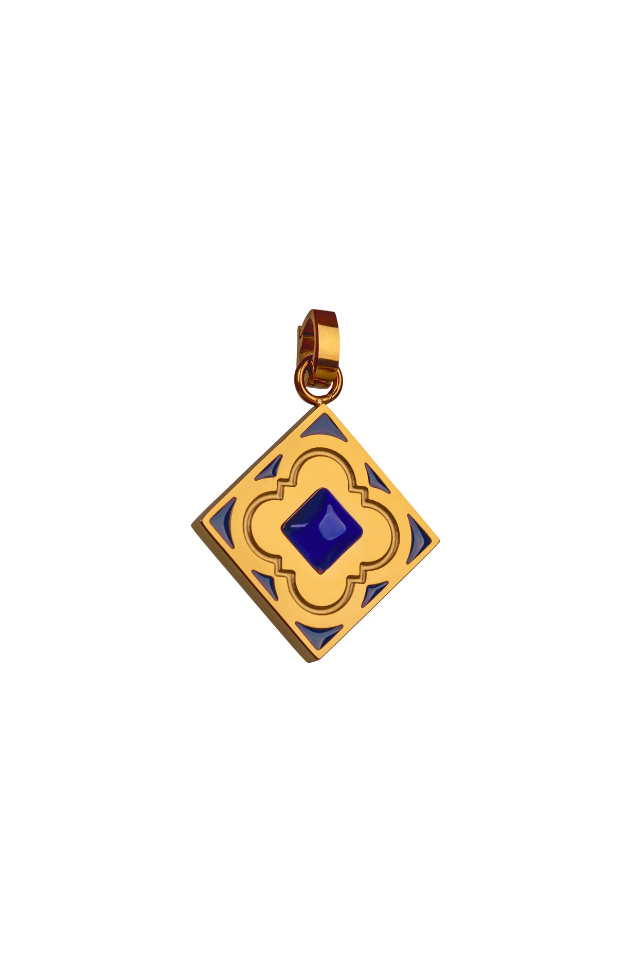 Blue Stone Carisma Logo Pendant