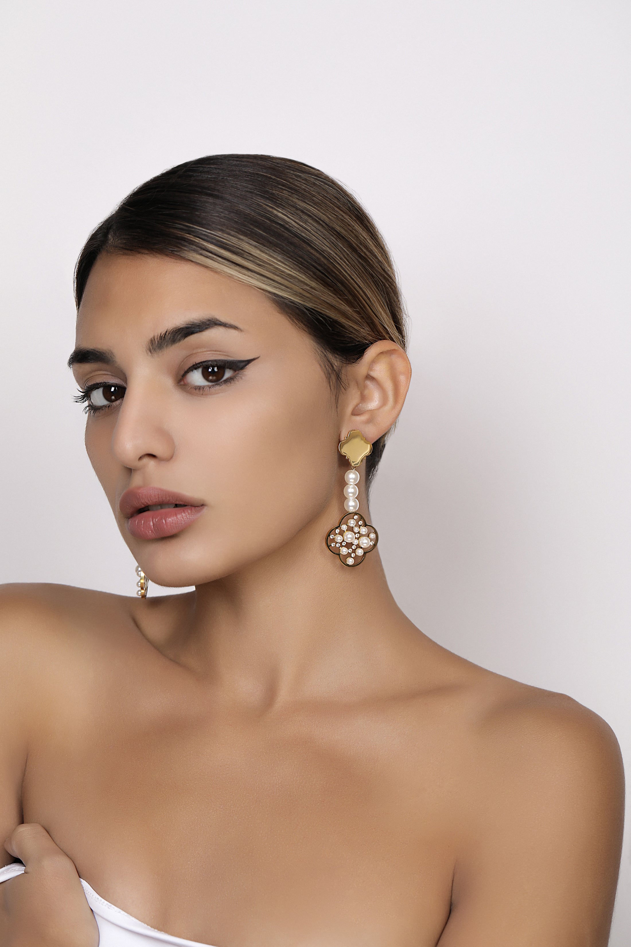 Carisma Pearl Drop Earring Set