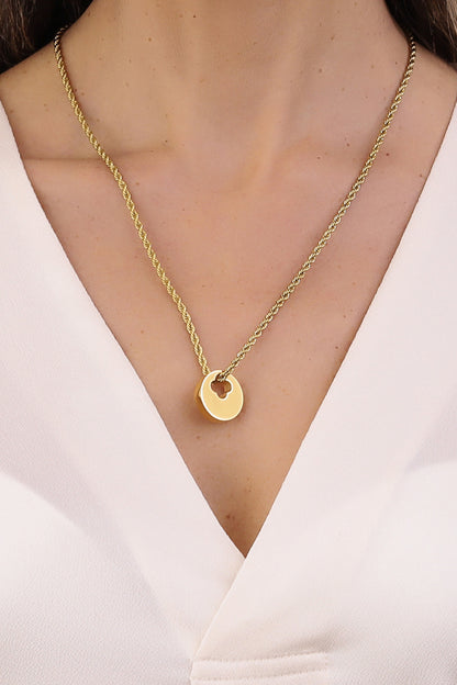 Carisma Circle Engravable Ring Pendant