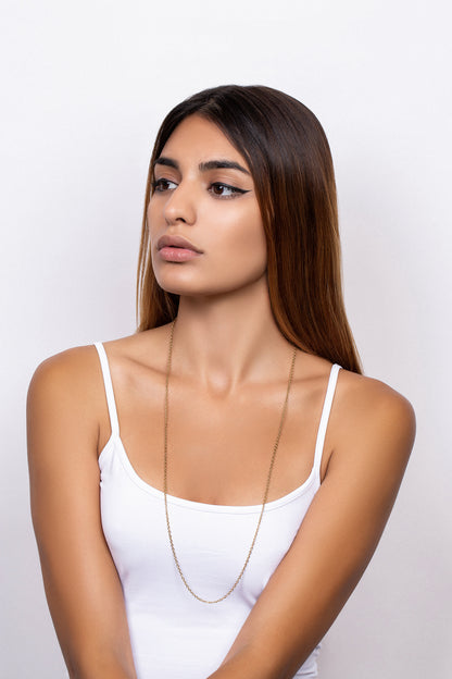 Chain Necklace with Adjustable Toggle