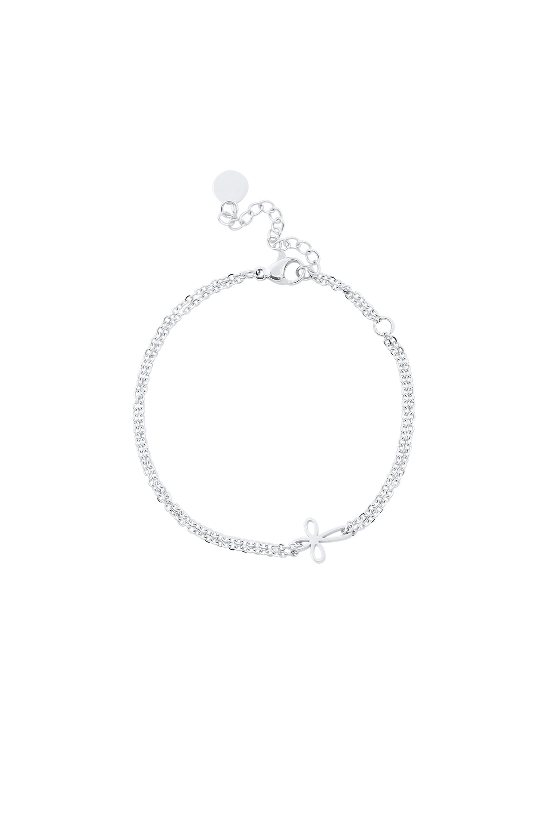 Silver Cross Bracelet