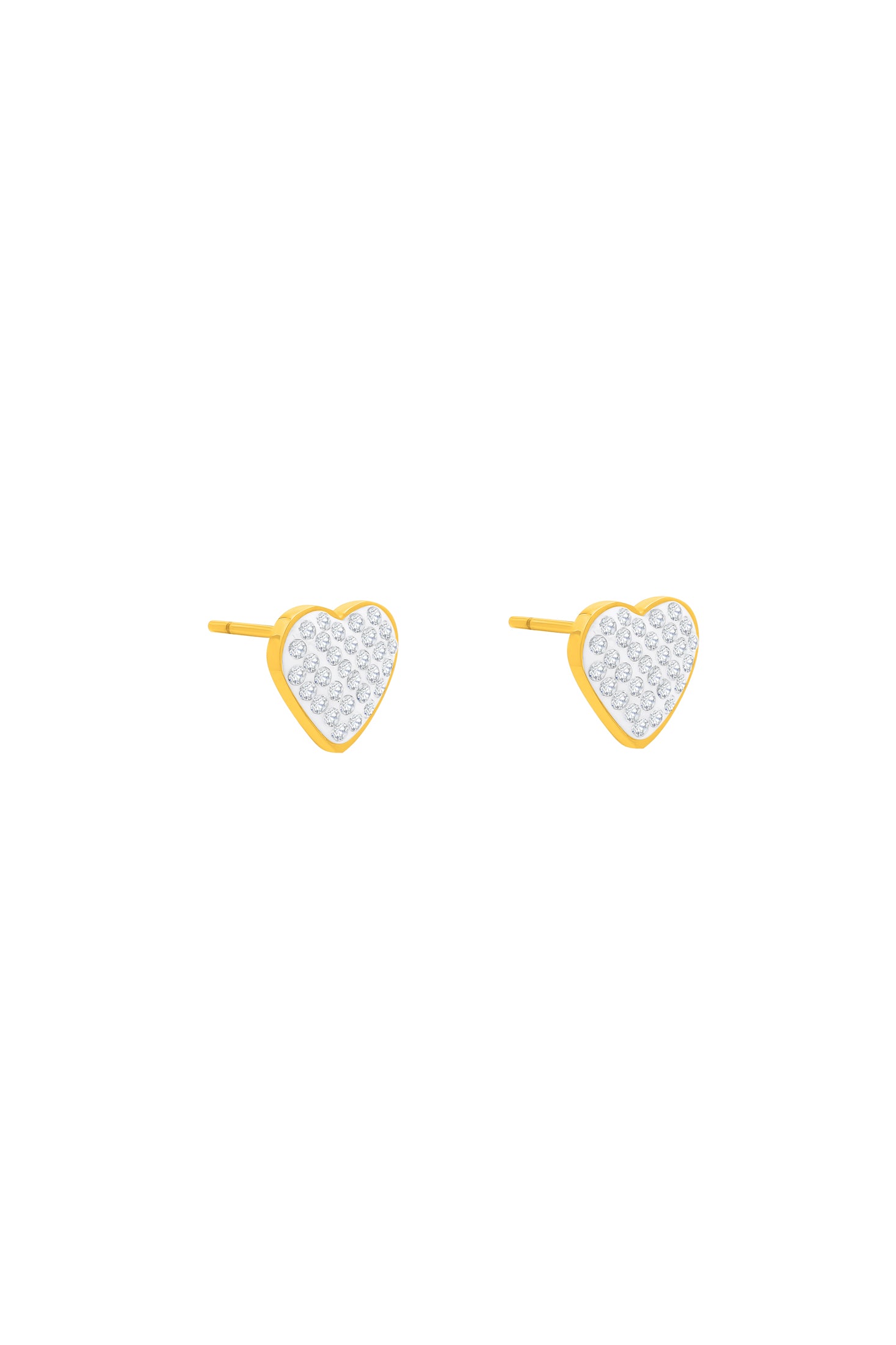 Heart Pavé Stud Earring Set