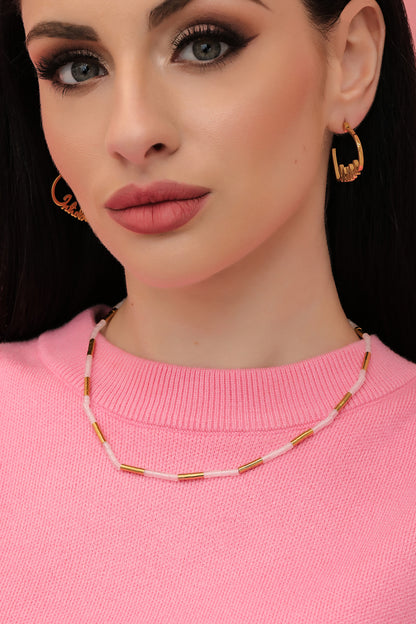 Inħobbok Qalbi Medium Hoop Earring Set
