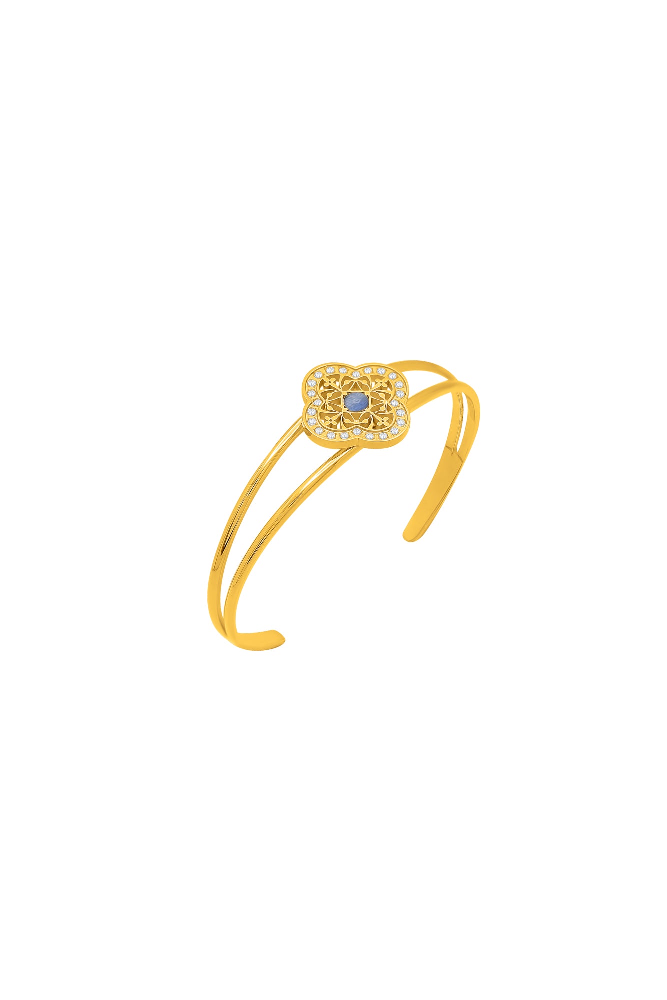 Azure Cat Eye Bangle