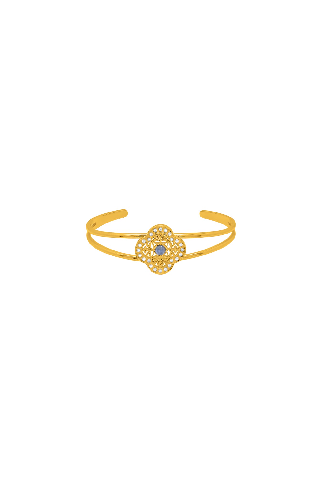 Azure Cat Eye Bangle