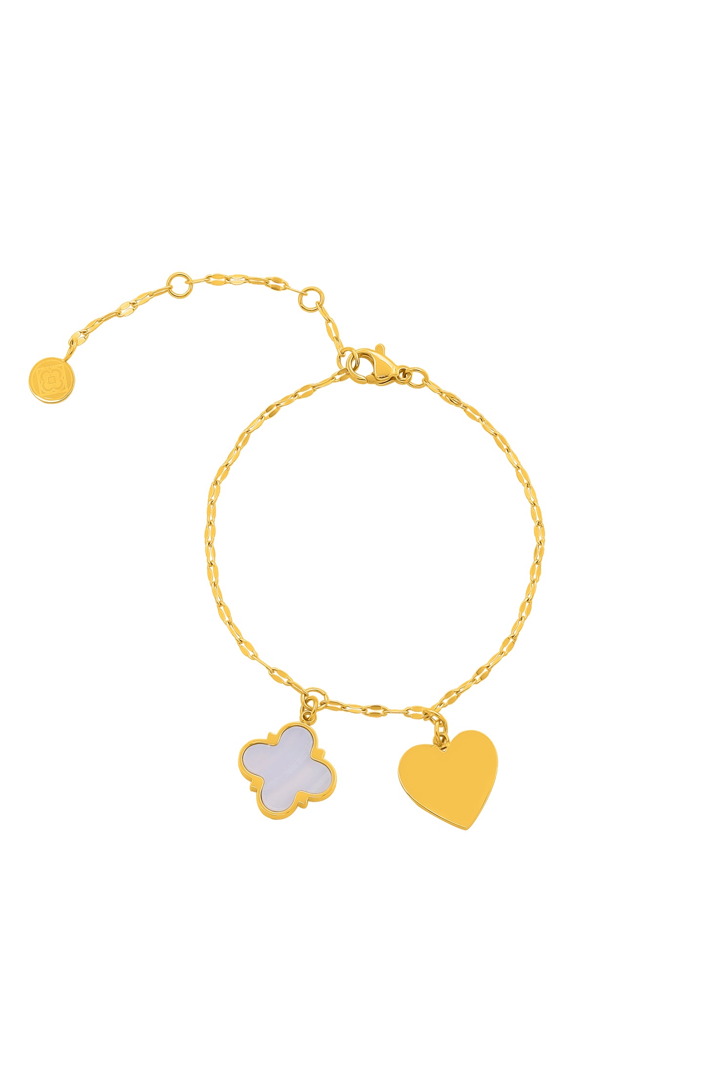 Engravable Heart Friendship Bracelet