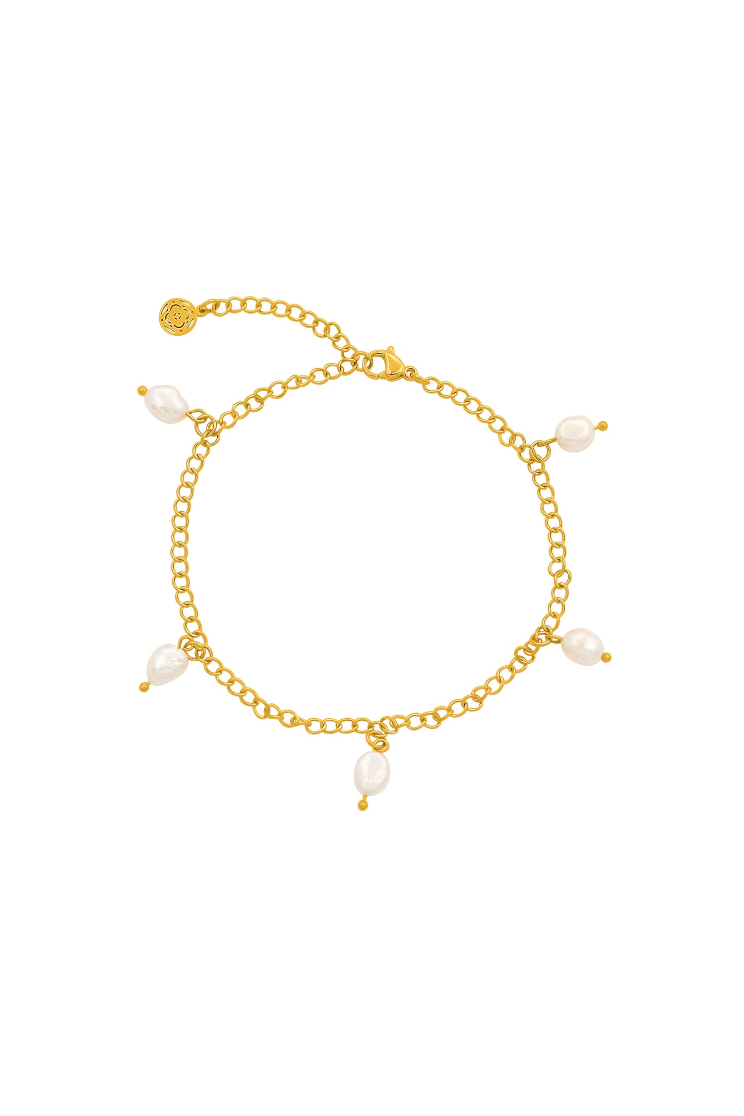 Freshwater Multi Pearl Anklet