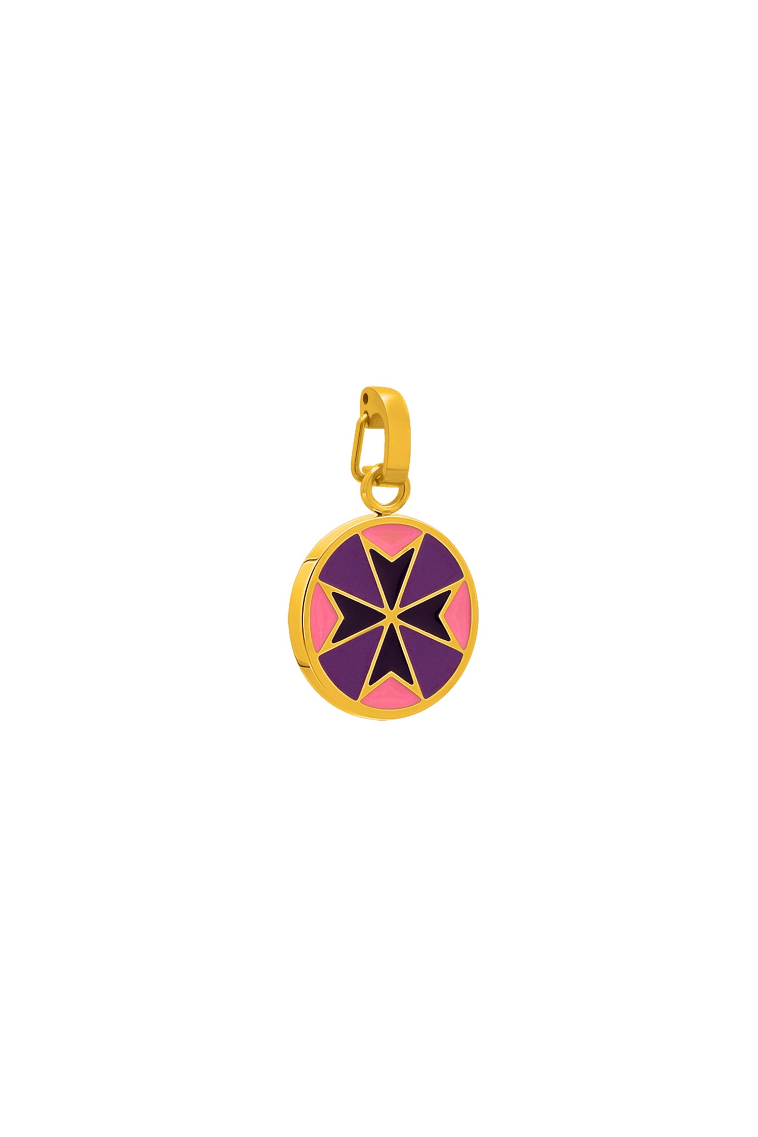 Lavender Maltese Cross Pendant