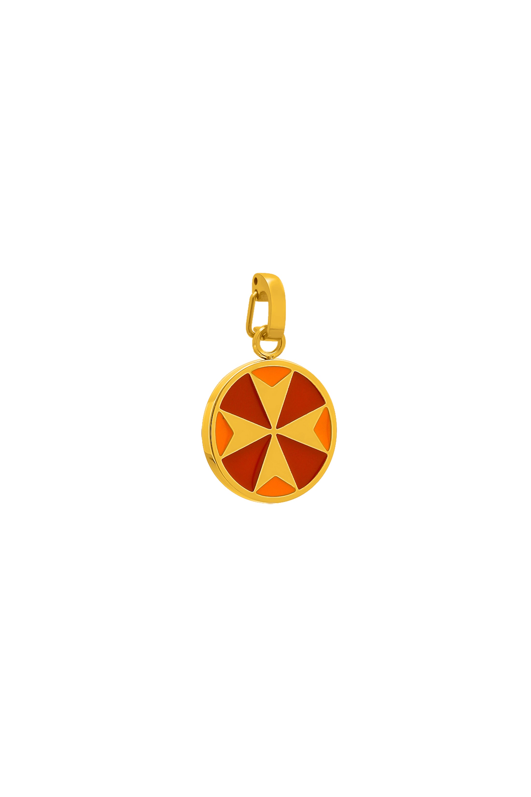 Flame Maltese Cross Pendant