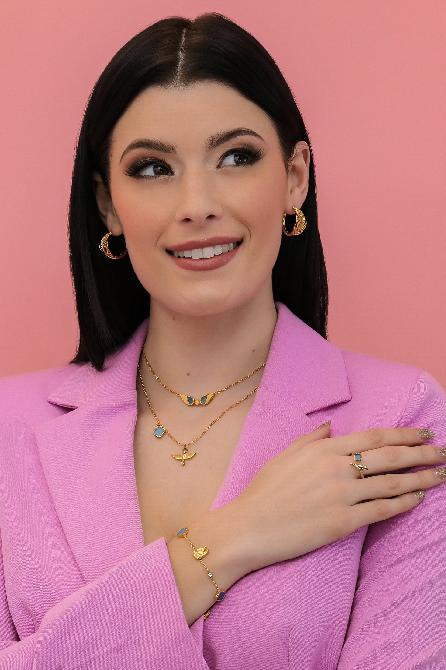 Freedom Petite Hoop Earring Set