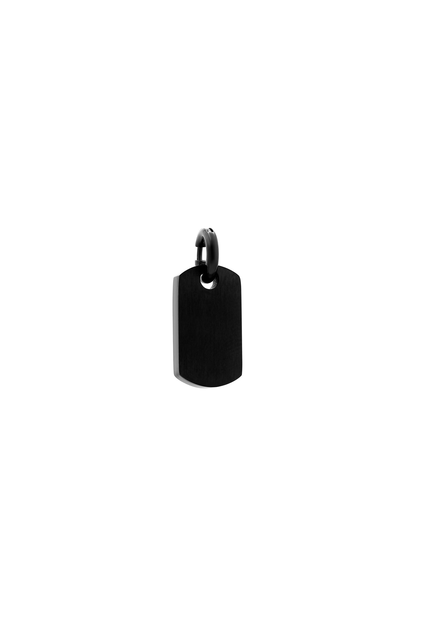 Mini Black Carisma Tag Pendant