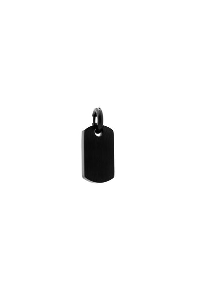 Mini Black Carisma Tag Pendant