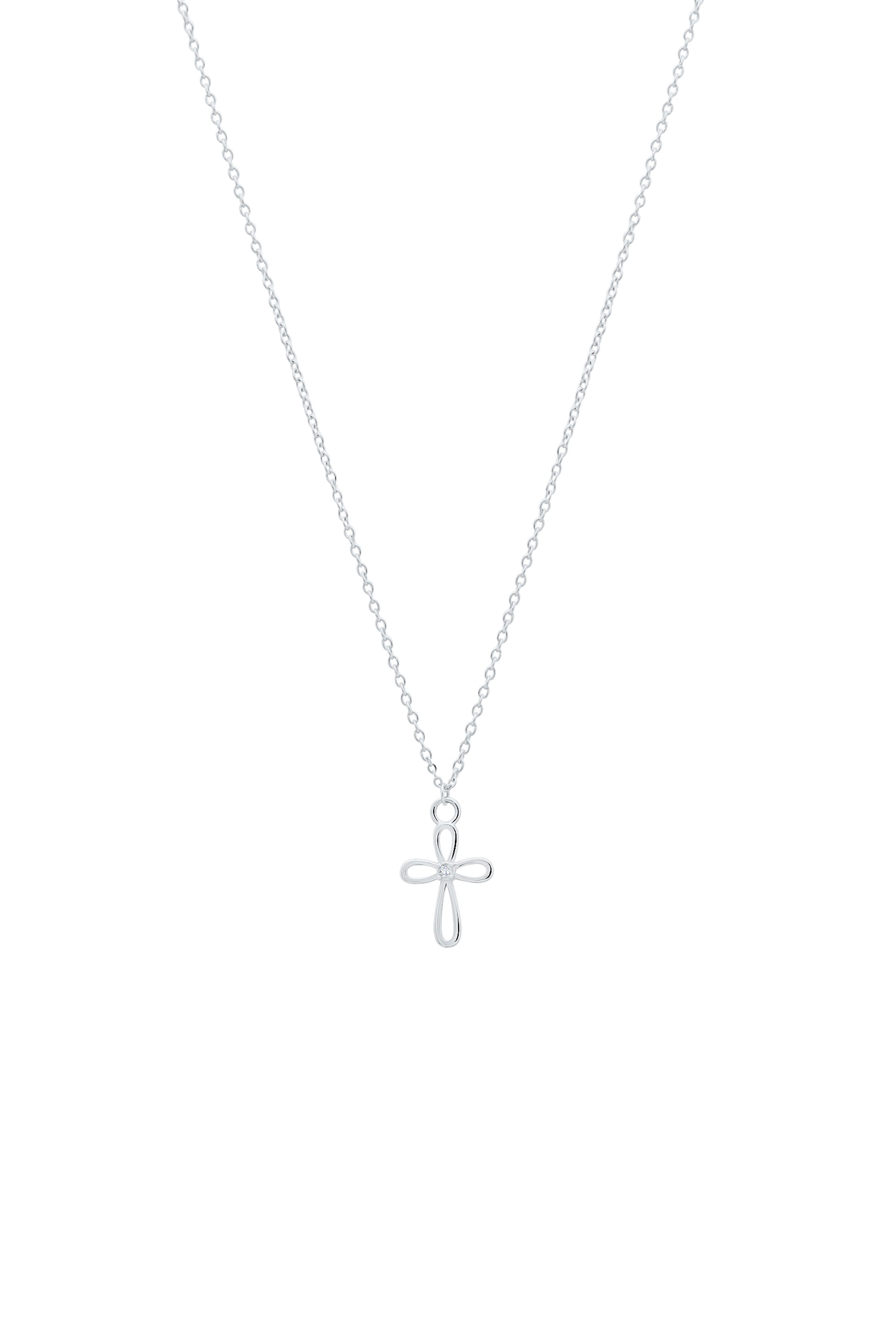 Silver Cross Necklace