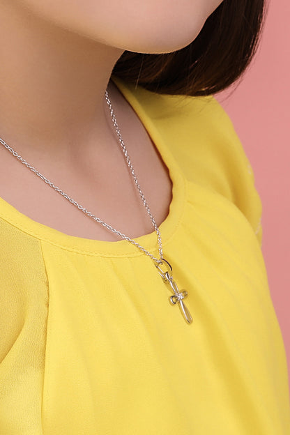Silver Cross Necklace