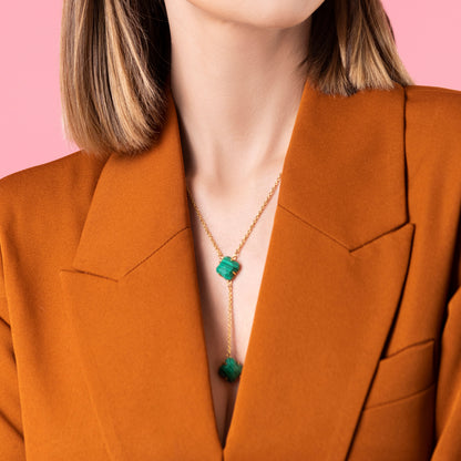 Stone Station Necklace