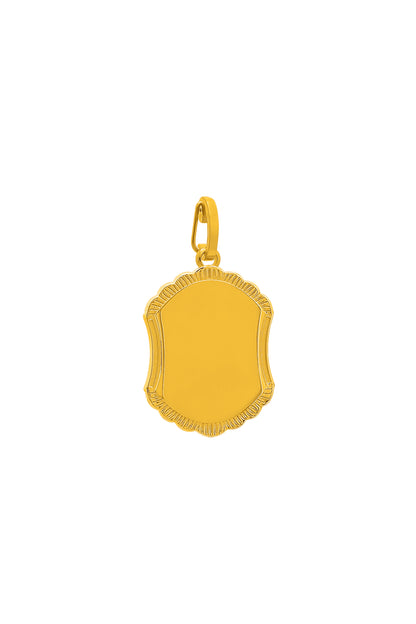Gozo Lace Engravable Pendant