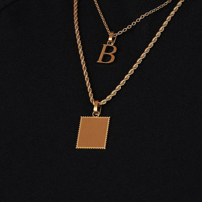 Engravable Stamp Pendant
