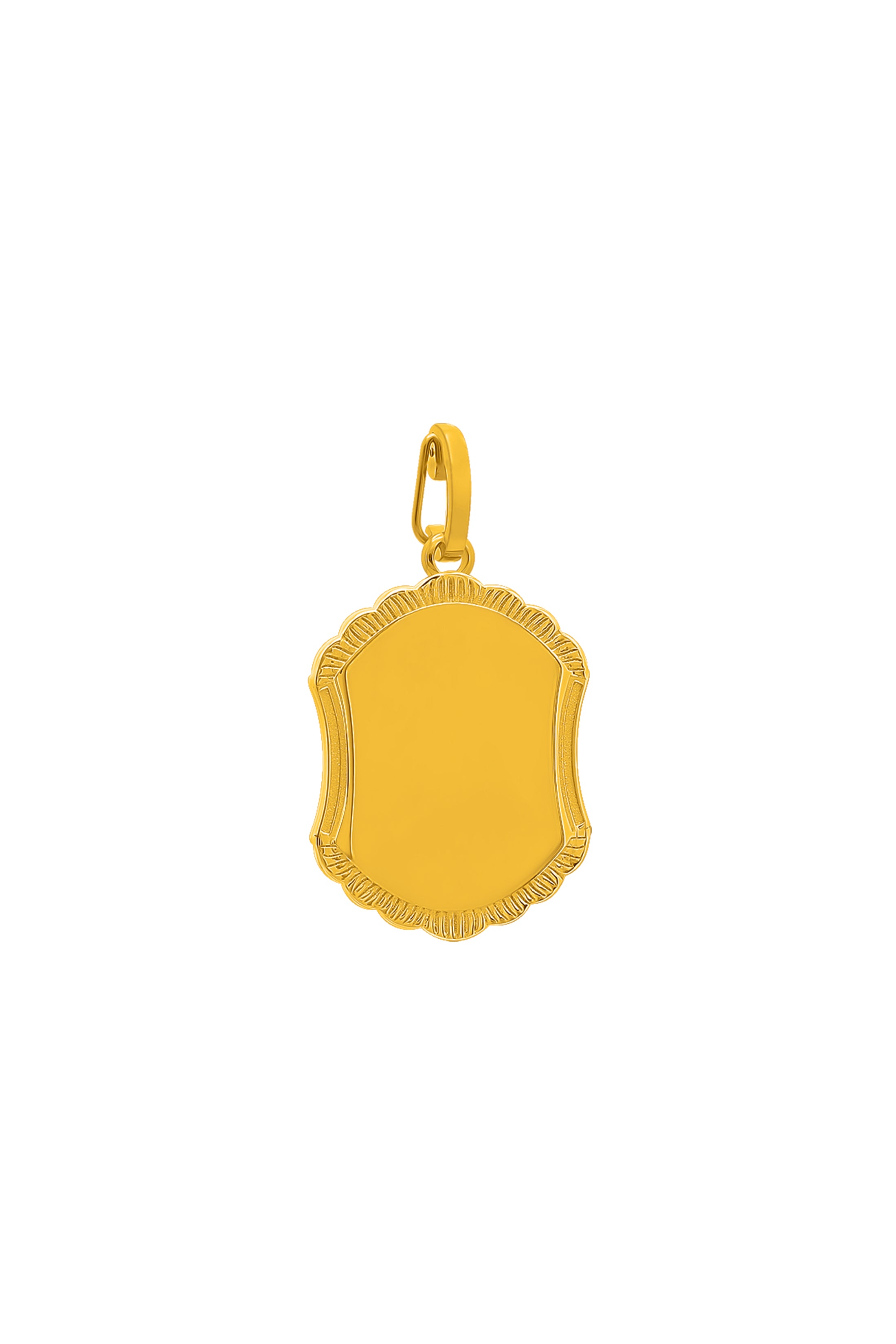 Gozo Lace Engravable Pendant &amp; Carisma Logo Birthstone Pendant Gift Set