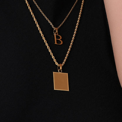 Engravable Stamp Pendant