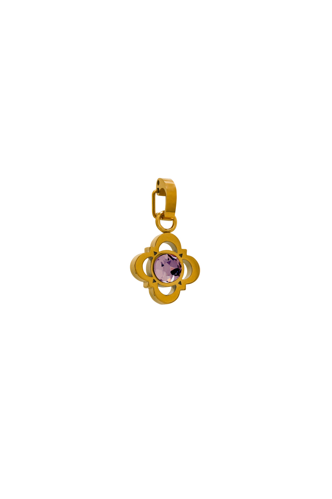 February Carisma Logo Birthstone Pendant