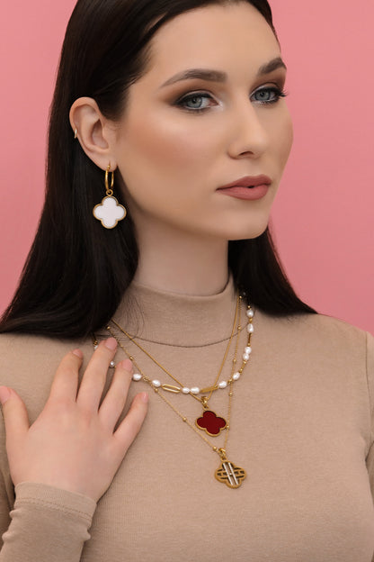 Riflessi Letter Pendant &amp; Birthstone  Gift Set
