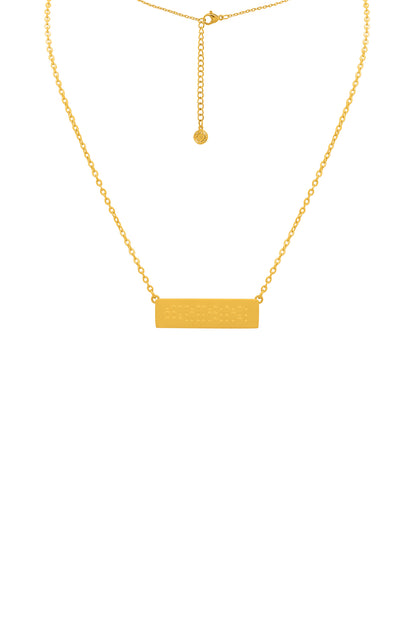 Braille Necklace