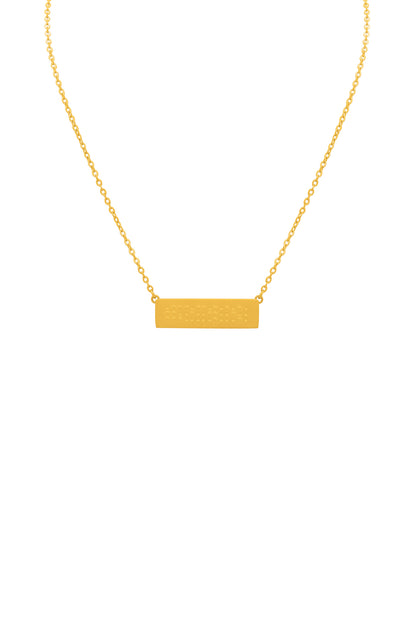 Braille Necklace