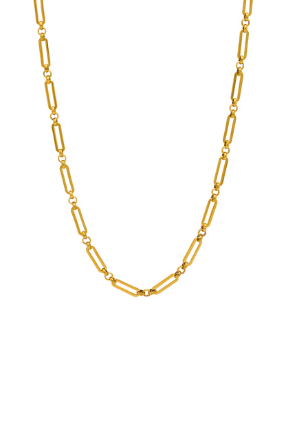 Rectangle Link Chain Necklace